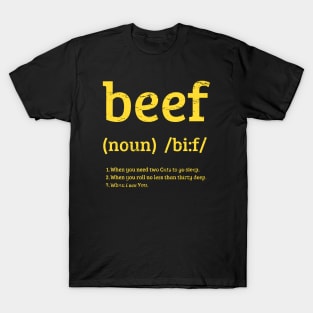 What's Beef? Original Aesthetic Tribute 〶 T-Shirt